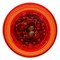 Truck-Lite 10 Series, Led, Red Round, 3 Diode, Marker Clearance Light, P2, Fit 'N Forget M/C, 12-24V 10256R - alternate 4
